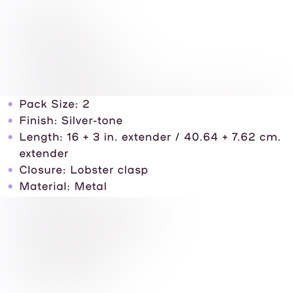 Claire's Pink and Silver-tone Best Friends Bunny Tail Necklaces- 2 Pack - Picture 9 of 9